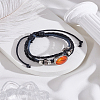 1Pc Sport Theme Cowhide Multi-strabd Bracelets BJEW-LP0003-50B-3