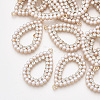ABS Plastic Imitation Pearl Pendants PALLOY-T071-074-1