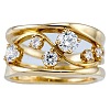 Alloy and Crystal Rhinestone Finger Rings FS-WG8CE30-01-3