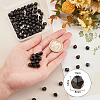 2 Strands Natural Golden Sheen Obsidian Beads Strands G-OC0002-67-2
