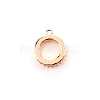 Open Back Bezel Brass Pendant Cabochon Settings KK-WH0046-25B-KCG-2