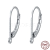 925 Sterling Silver Leverback Earrings STER-S002-56-7