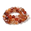 Natural Brazil Red Agate Beads Strands G-L599-A01-02-3