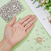 DICOSMETIC 400Pcs Iron Crystal Rhinestone Spacer Beads RB-DC0001-06-3