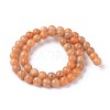 Natural Orange Quartz Beads Strands G-L528-01B-3