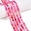 Dyed Natural Agate Beads Strands G-T138-211G-1