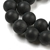 Dyed Natural Black Agate Beads Strands G-P088-14-10mm-3