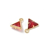 Brass Glass Charms KK-Z136-30G-02-2