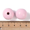 Animal Themes Printed Wood European Beads WOOD-M013-01H-3