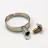 Brass Ring Components KK-E287-P-2