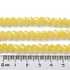 Baking Paint Imitation Jade Glass Bead Strands DGLA-A034-J6MM-A24-5