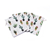 Polycotton(Polyester Cotton) Packing Pouches Drawstring Bags ABAG-T007-02L-1