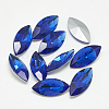 Pointed Back Glass Rhinestone Cabochons RGLA-T083-7x15mm-11-1