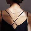 Anti-Tarnish 3Pcs 3 Style Rhodium Plated 925 Sterling Silver Chain Extender FIND-SZ0001-74P-7