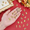 24Pcs 6 Styles Alloy Enamel Pendants ENAM-NB0002-26-3