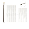 Tarnish Resistant Stainless Steel Big Eye Beading Needles SENE-PW0013-02R-1