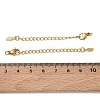 201 Stainless Steel Curb Chain Extender SA-CBA0FDA-01G-02-3