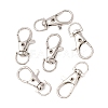 Alloy Swivel Lobster Claw Clasps X-E168-3