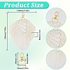 DIY Handmade Woven Cotton Bohemian Style Keychain Making Kits DIY-SC0028-16-4