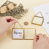 Wall Hanging Brass Double Folding Picture Frames DIY-WH0283-32-3