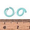 Spray Painted Iron Open Jump Rings IFIN-T017-04B-09-2