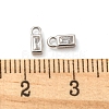 Real Platinum Plated Rhodium Plated 925 Sterling Silver Charms STER-K176-03E-P-4