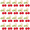 50Pcs Glass & Acrylic Beaded Charms GLAA-SC0002-77-6