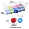 100G 10 Style 11/0 Glass Seed Beads SEED-YW0002-41-3