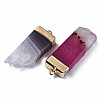 Natural Agate Pendants G-Q998-039A-3