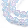 Transparent Crackle Glass Bead Strands GLAA-T025-8mm-02B-3