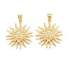 Brass Pendants KK-D232-17G-04-1