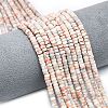 Natural Red Netstone Beads Strands G-P575-B19-4x2mm-1