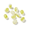 Opaque Glass Beads GLAA-F117-06G-3