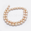 Natural Cultured Freshwater Pearl Beads Strands PEAR-F007-85A-01A-2