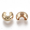 Brass Crimp Beads Covers KK-S354-214B-NF-1