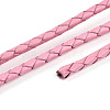 Braided Cowhide Leather Cord NWIR-N005-01D-5mm-3