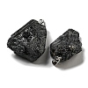 Natural Black Tourmaline Pendants LS-G-F739-01P-6