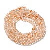 Heated Natural Citrine Beads Strands G-B090-A25-03-3