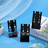 10Pcs L Shaped Acrylic Single Dangle Earring Display Stands ODIS-SC0001-07-3