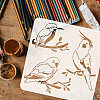 PET Hollow Out Drawing Painting Stencils DIY-WH0391-0515-3