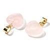 Natural Rose Quartz Pendants G-I311-A13-G-2