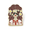 Hippie Daisy Girl Enamel Pins AL-Z002-01G-02-1