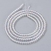 Electroplate Glass Beads Strands X-EGLA-I013-2mm-AB01-2