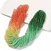 Transparent Painted Glass Beads Strands DGLA-A034-T2mm-A04-1