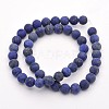 Natural Lapis Lazuli Round Beads Strands G-D660-6mm-2