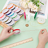20 Rolls 20 Colors Round Polyester Cord OCOR-PH0004-83B-3