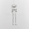 Tibetan Style Alloy Human Body Skeleton For DIY Toy Doll Making X-TIBE-39030A-AS-NR-1