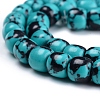 Synthetic Turquoise Beads Strands G-E266-09A-01-3