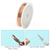 Round Copper Jewelry Wire CWIR-S002-0.4mm-03-4