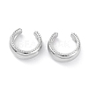 Ring Rack Plating Brass Cuff Earrings for Women Men EJEW-K245-11P-1
